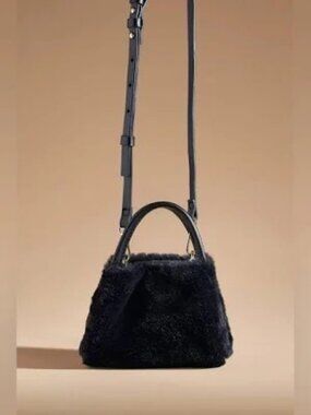 Anthropologie - The Faux Fur Super Mini Hollace Tote